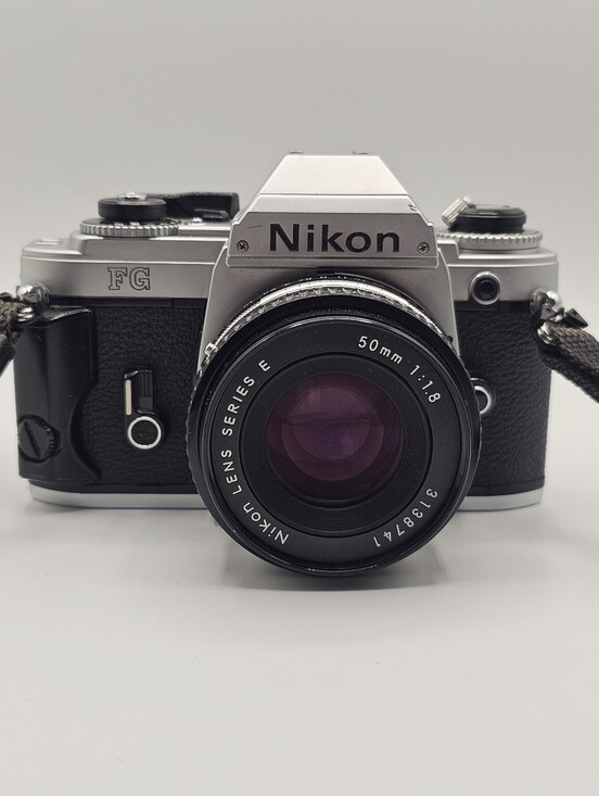Nikon Other - Vintage Nikon FG Film Camera Original Lens, Long Manual Zoom Lens, Flash Works